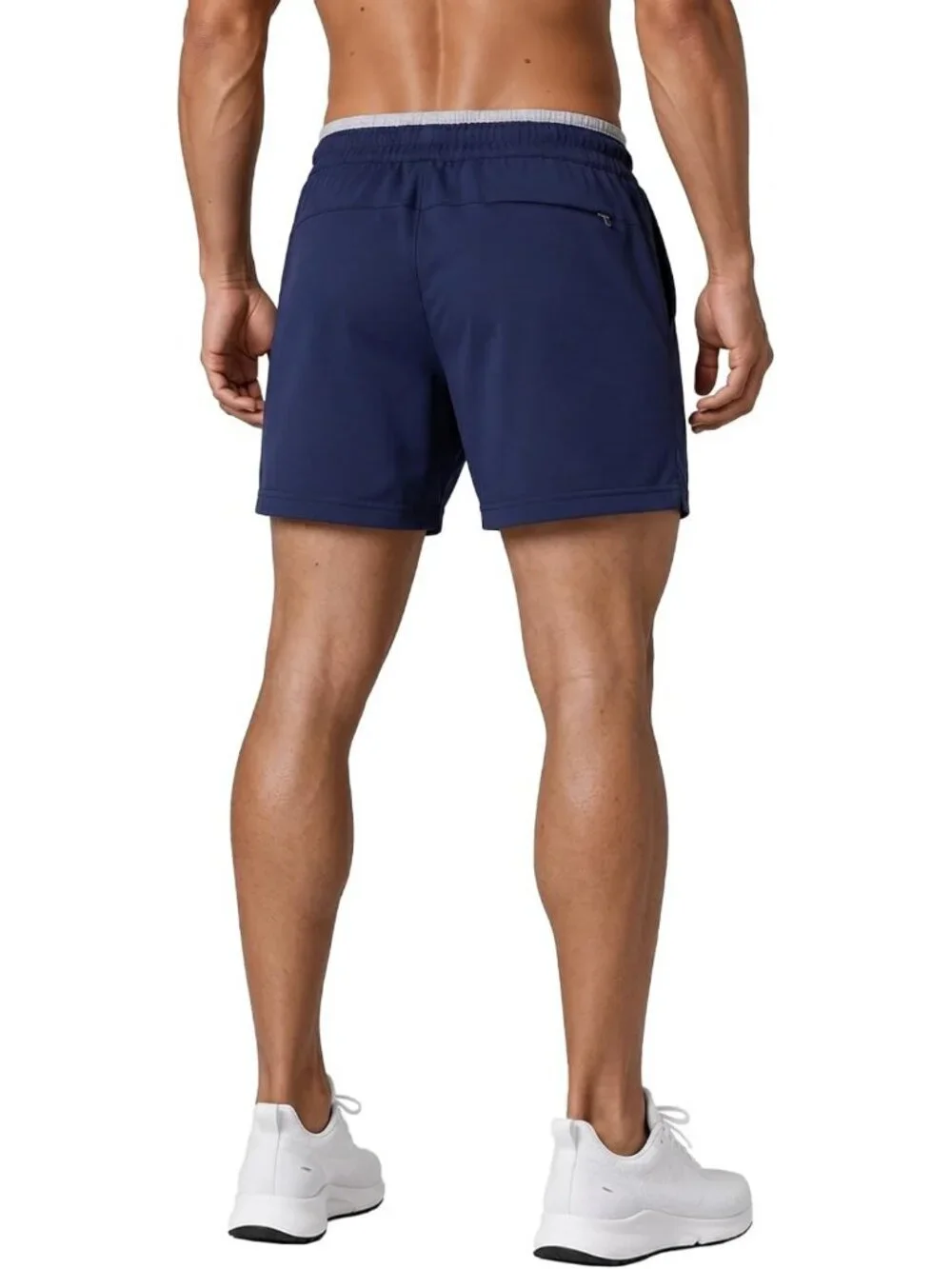 Men's Athletic Performance Shorts - Stretch Training Shorts with Pockets